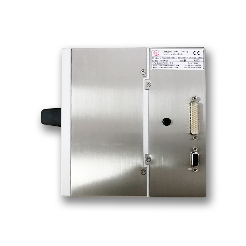 Dikai D05S Imprimante à transfert thermique automatique avec tête d'impression de 53 mm et longue durée de vie pour l'impression de dates et de codes-barres