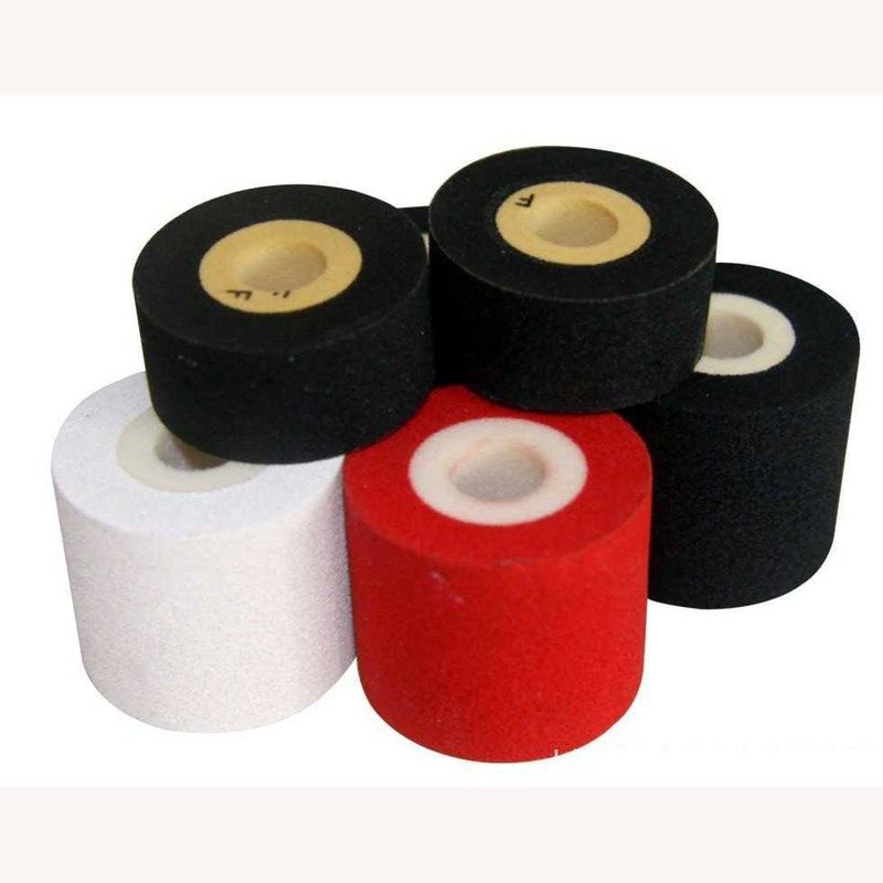 Black Solid Dry Hot Ink Rollers Diameter 36mm Height 32mm For Filling Machine