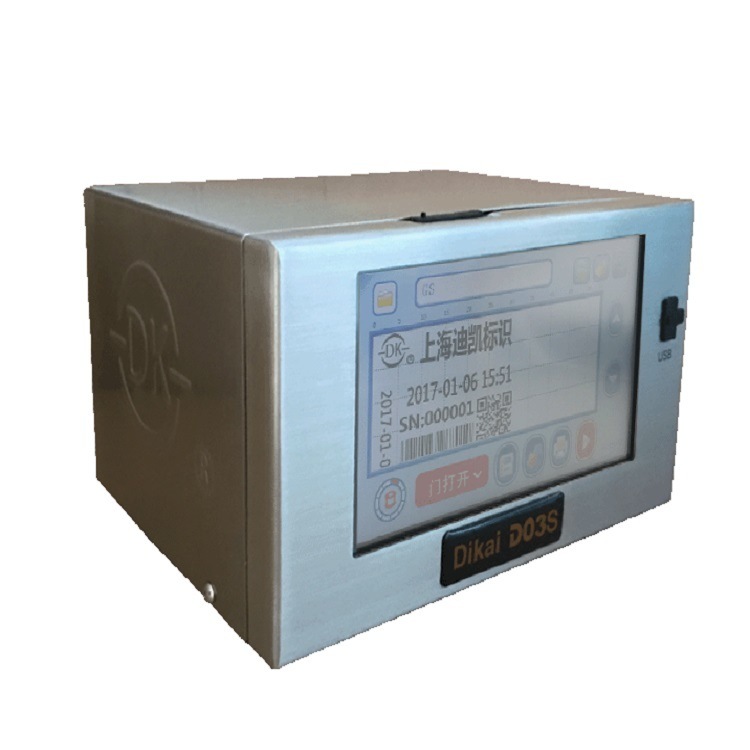 Surimprimante à transfert thermique de 32 mm DIKAI D03S avec alimentation AC100-240V 50/60Hz et alimentation en air 6bar/90psi pour une surface d'impression de 32x60mm/32x100mm